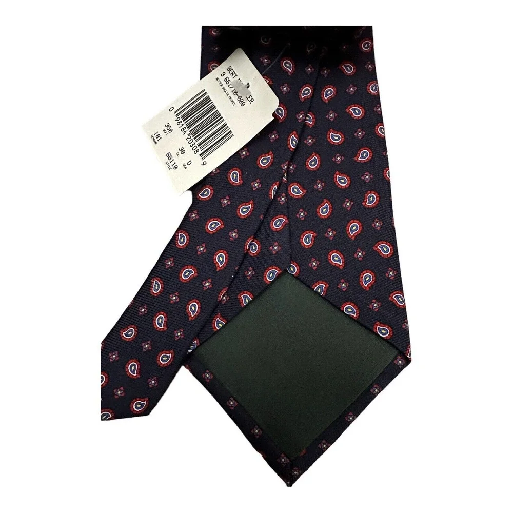BERT PULITZER VINTAGE MENS 100%SILK CLASSIC NECK TIE COLLECTORS WIDTH: 3 3/4